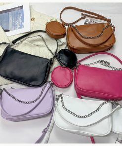 2 color M44699 handbag 13.0x 12.0x 6.5 cm