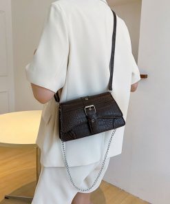 2 color M82418 woman handbag 13 x 17 x 9cm