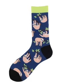 Set of 5 Pairs of Cotton Breathable Crew Socks WZ-924000130