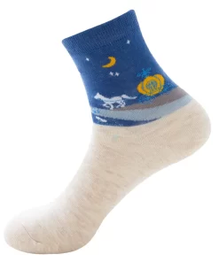 Set of 5 Pairs of Breathable Anti-bacterial Ankle Socks WZ-92400015