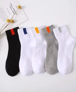 Set of 5 Pairs of Cotton sweat-absorbent Ankle Socks WZ-924000226