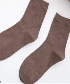 Set of 5 Pairs of Cotton Anti-bacterial  Ankle Socks WZ-924000135