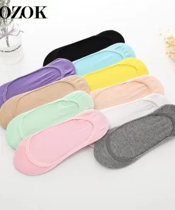 Set of 5 Pairs of Cotton Anti-bacterial Crew Socks WZ-924000303