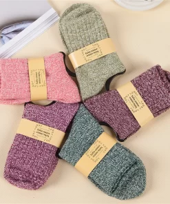 Set of 3 Pairs of Cotton Anti-bacterial Crew Socks WZ-92400078