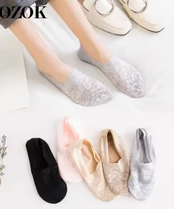 Set of 5 Pairs of Cotton sweat-absorbent Ankle Socks WZ-924000312