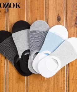 Set of 5 Pairs of Cotton sweat-absorbent Crew Socks WZ-924000212
