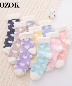 Set of 5 Pairs of Cotton sweat-absorbent Crew Socks WZ-924000211