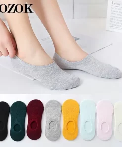 Set of 3Pairs of Cotton sweat-absorbent Crew Socks WZ-924000213