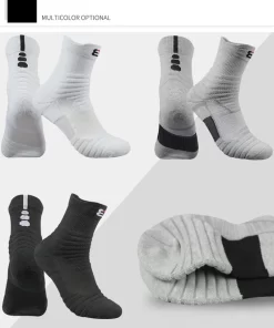 Set of 3 Pairs of Cotton Anti-bacterial Crew Socks WZ-924000157