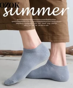 Set of 3 Pairs of Cotton Anti-bacterial Crew Socks WZ-924000153