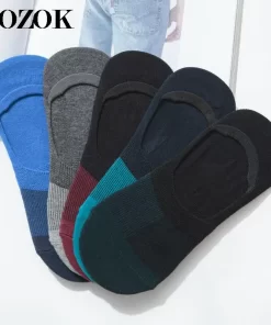 Set of 3 Pairs of Cotton Anti-bacterial Crew Socks WZ-924000146