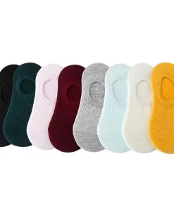Set of 5 Pairs of Cotton Anti-bacterial Crew Socks WZ-924000304