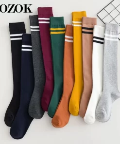 Set of 5 Pairs of Cotton Breathable Crew Socks WZ-924000250