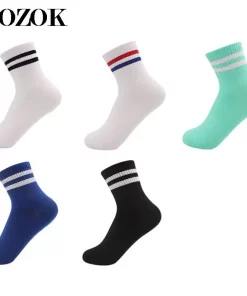 Set of 5 Pairs of Cotton Breathable Crew Socks WZ-924000247