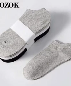 Set of 5 Pairs of Cotton sweat-absorbent Ankle Socks WZ-924000202