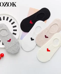 Set of 5 Pairs of Cotton Breathable Crew Socks WZ-924000246