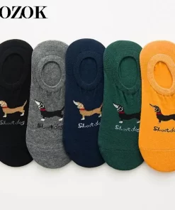 Set of 5 Pairs of Cotton Breathable Ankle Socks WZ-924000237