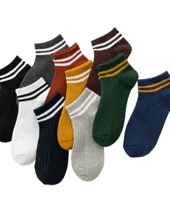 Set of 5 Pairs of Cotton sweat-absorbent Ankle Socks WZ-924000221