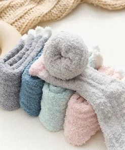 Set of 5 Pairs of Cotton Anti-bacterial Crew Socks WZ-924000171