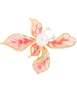 Golden Pearls Brooch QTXZ-9110015