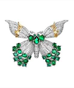 Diamond Letters Brooch QTXZ-9110033