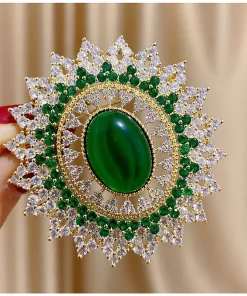 Basket Rhinestones Brooch QTXZ-9110036
