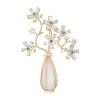 3 colors Diamonds Brooch QTXZ-9110072