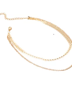 Silver Gradient Gold Necklace DDXL-9120063