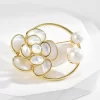 Classic Alphabet Pearls Brooch QTXZ-9110095