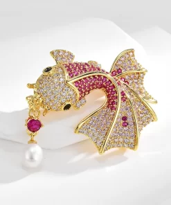 Black Flower Brooch QTXZ-9110041