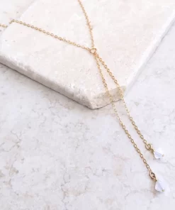 Gold Chain Letter Necklace DDXL-9120034