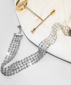 Gold Chain Pearls Necklace DDXL-9120064