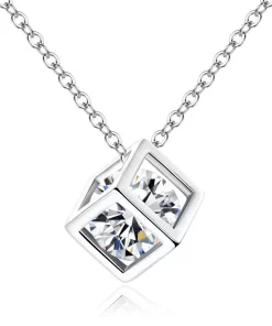 Diamond Pendant Pearls Necklace DDXL-9120068