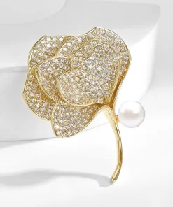 Classic Crystal Brooch QTXZ-9110101