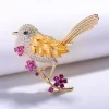 Bow Birdcage Pendant Brooch QTXZ-9110076