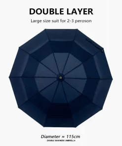 Windproof Automatic Folding Sun Umbrella UPF50+ YS-926037