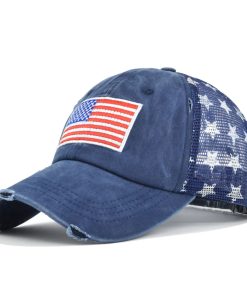 Classical Mesh Back Adjustable Baseball Cap MZ-916146