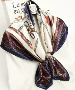 180*65CM Double sided color cashmere-blend cotton Scarf WJ-985007