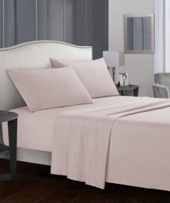 Fashion Pure Silk Digital Print Pink Bedding Sets(1 Quilt,1 Sham,1 pillow cases)SJT-986041