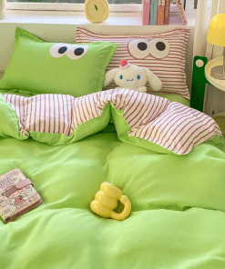 Fashion Pure Silk Digital Red Bedding Sets(1 Quilt,1 Sham,1 pillow cases)SJT-986048