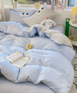 Fashion Washable Silk Digital Bedding Sets(1 Quilt,1 Sham,2 pillow cases)SJT-986072