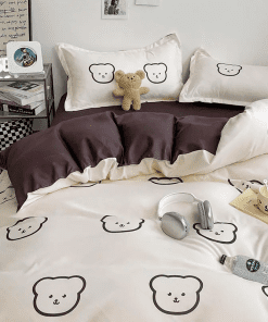 Fashion Washable Silk Digital Bedding Sets(1 Quilt,1 Sham,2 pillow cases)SJT-986074