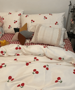 Fashion Washable Silk Digital Print Bedding Sets(1 Quilt, 1 Sham,2 pillow cases)SJT-986001