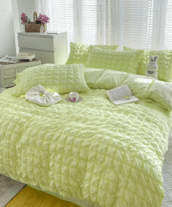 Fashion Washable Silk Digital Bedding Sets(1 Quilt,1 Sham,2 pillow cases)SJT-986077