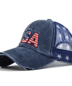Classical Mesh Back Adjustable Baseball Cap MZ-916135