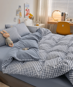 Fashion Washable Silk Digital Bedding Sets(1 Quilt,1 Sham,2 pillow cases)SJT-986060