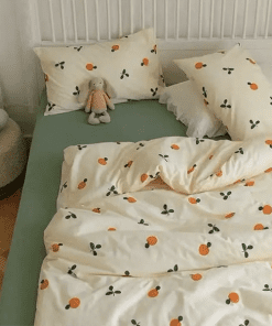 Fashion Pure Silk Digital Print Bedding Sets(1 Quilt,1 Sham,1 pillow cases)SJT-986032
