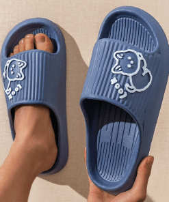 Vintage Embossed Letters Slippers LX-872060