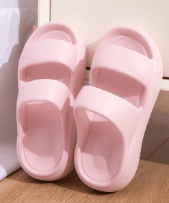 Platform Slippers Motif LX-872063