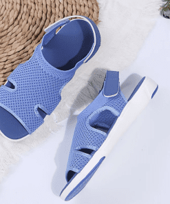 Metal Buckle Rhinestone Slippers LX-872017